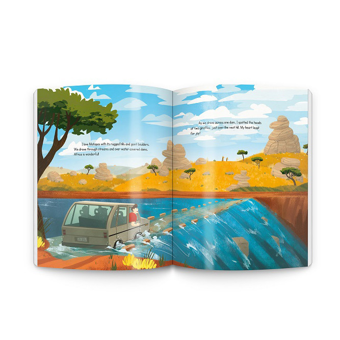 كتب الأطفال CMYK 4 Color طباعة حسب الطلب حجم الشعار