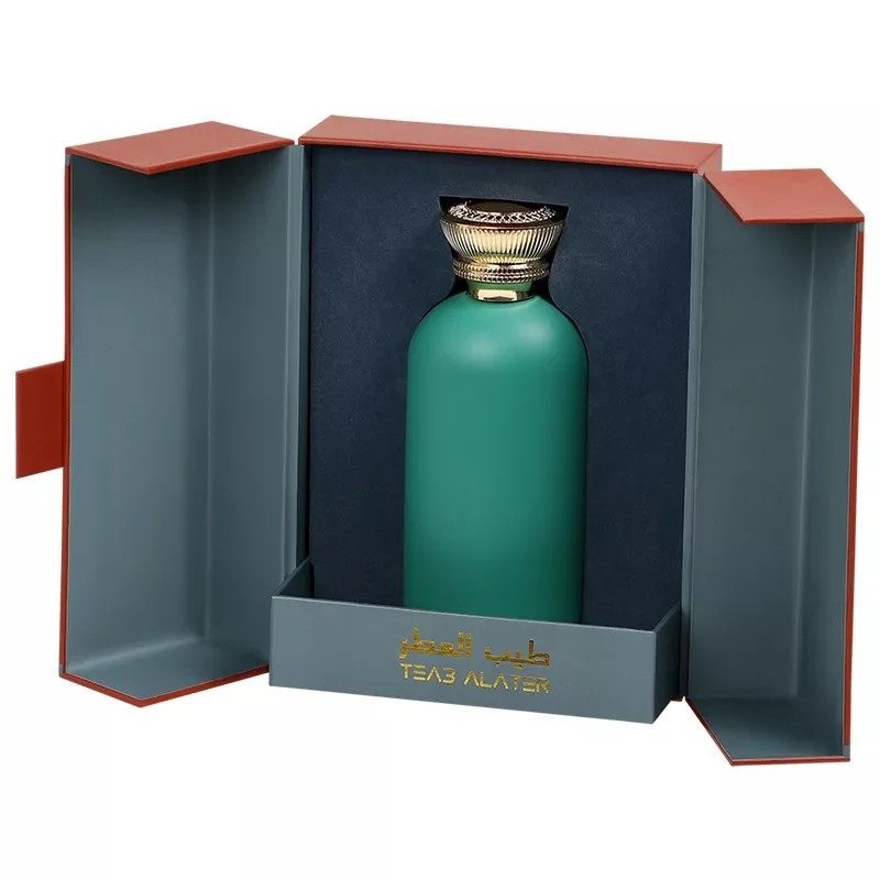 مستطيل 4C علب كرتون عطر مطبوعة بالألوان الكاملة