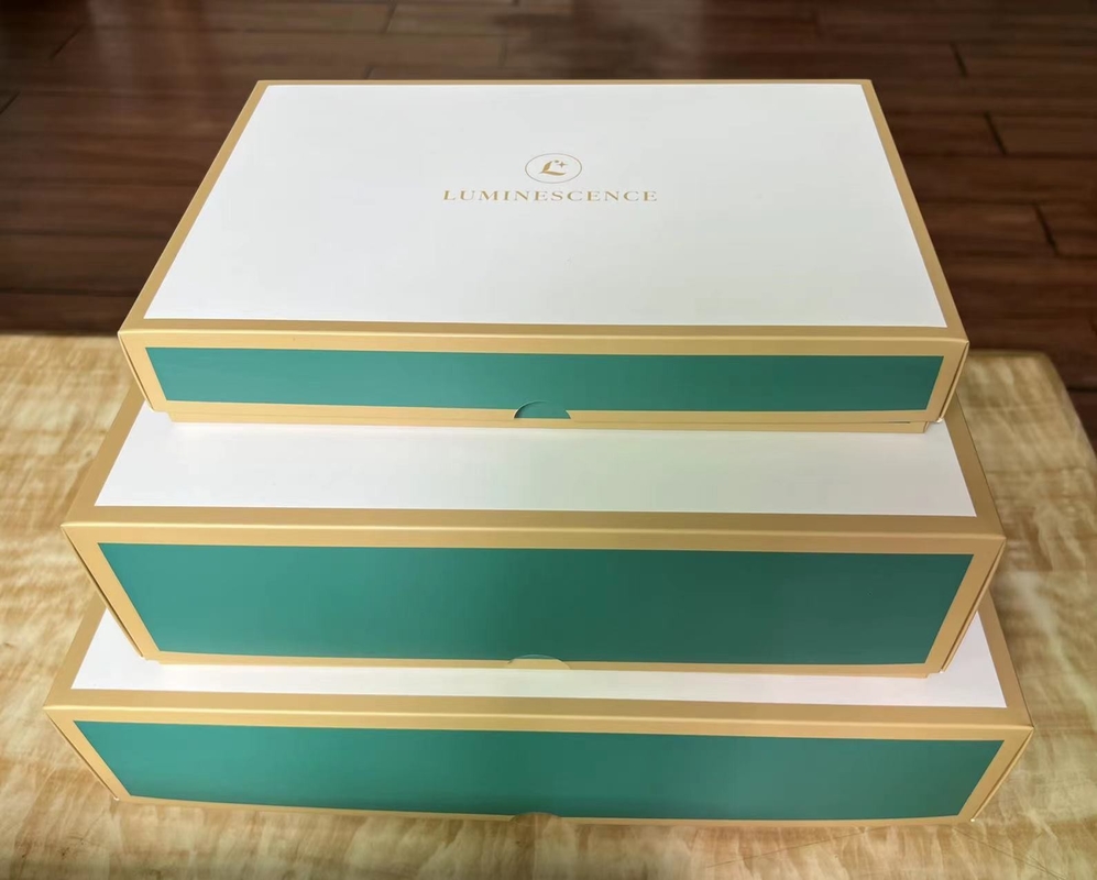 Mooncake Tea Medlar Cmyk صناديق مطبوعة بالألوان الكاملة بقعة الأشعة فوق البنفسجية حسب الطلب